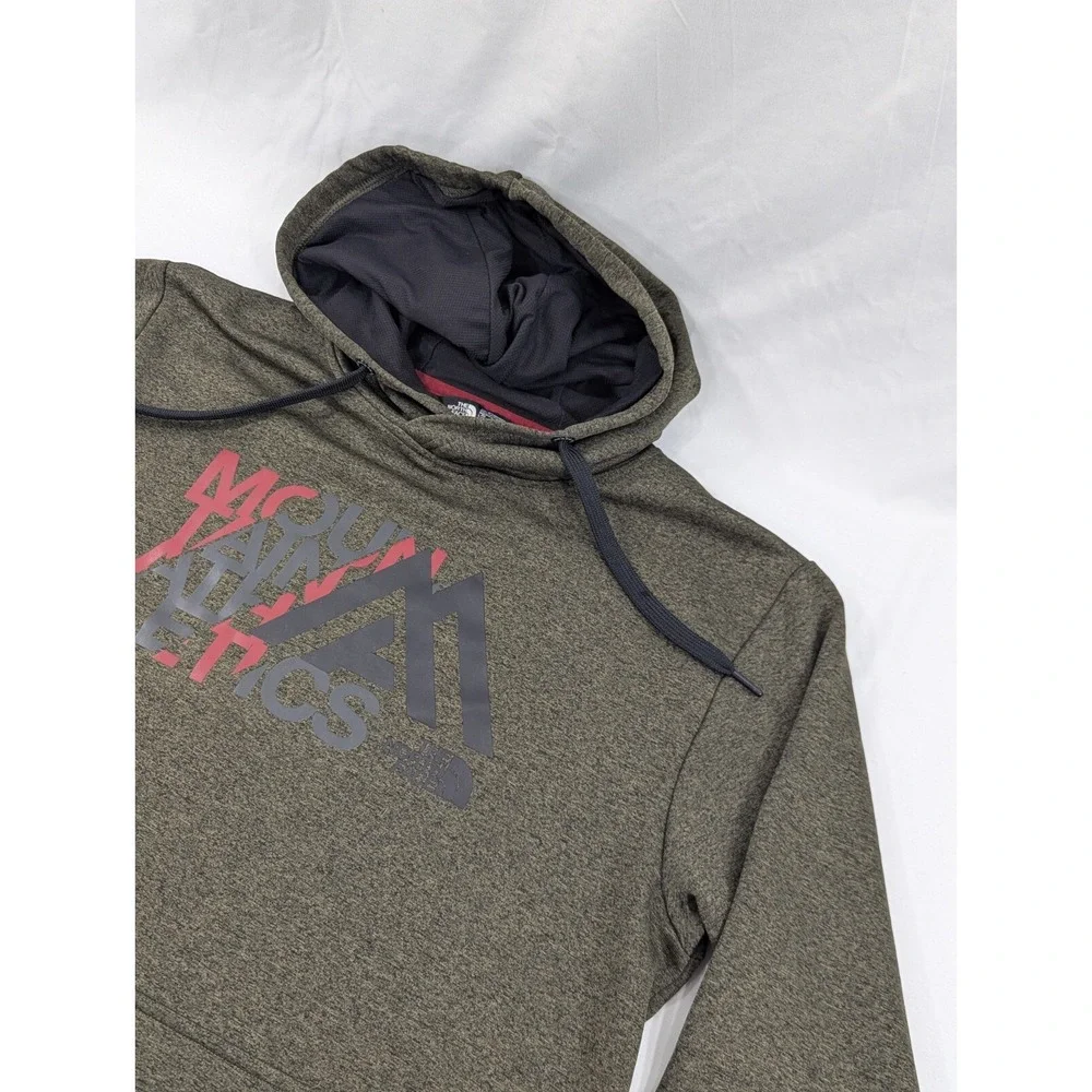 The North Face Mountain Athletics Hoodie Sweatshirt Olive Drab‎ Green Size L